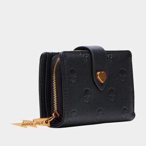 BETSEY JOHNSON Black Skullicious Bifold Wallet